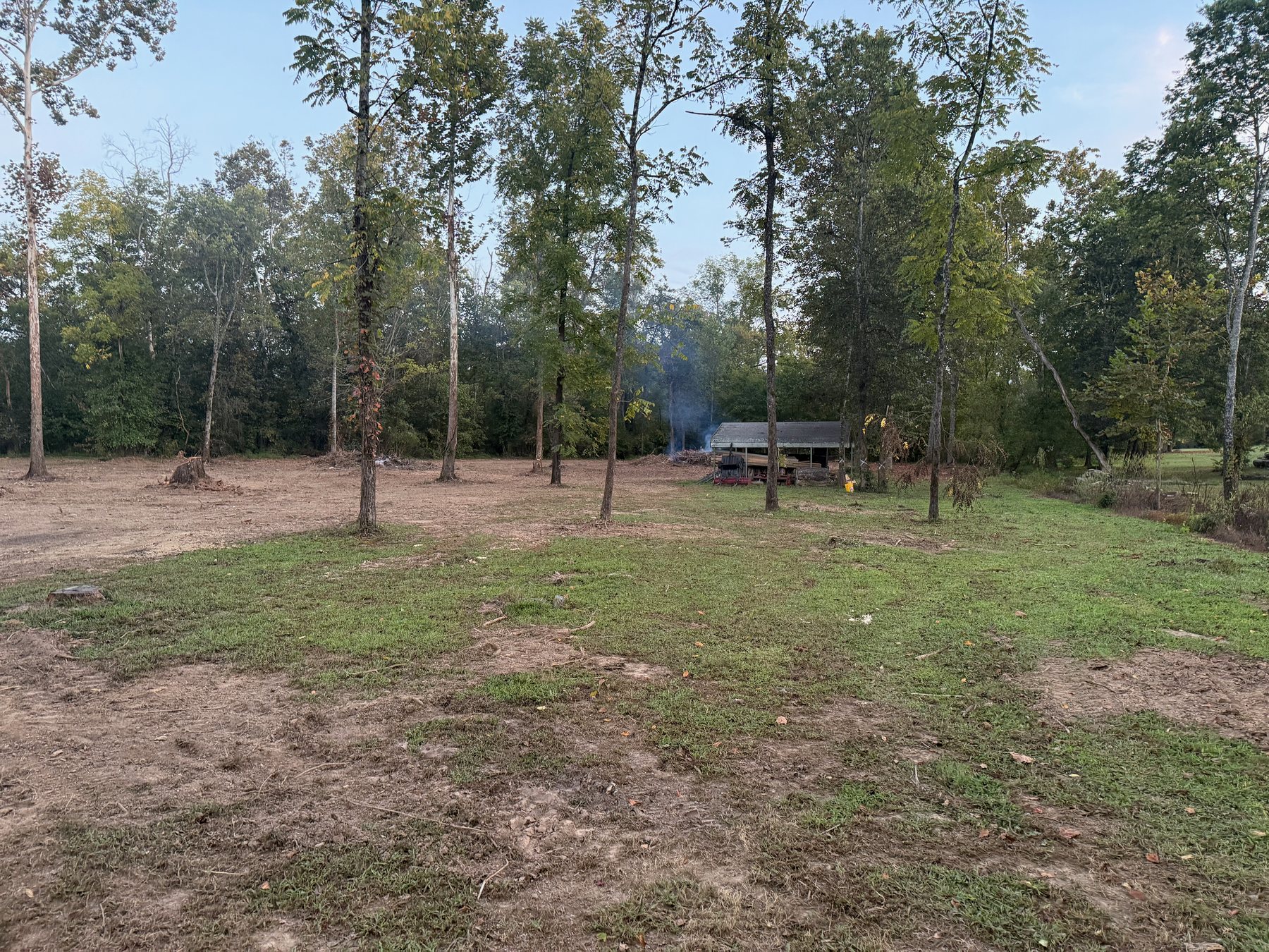 Cleared property after BECS land clearing work